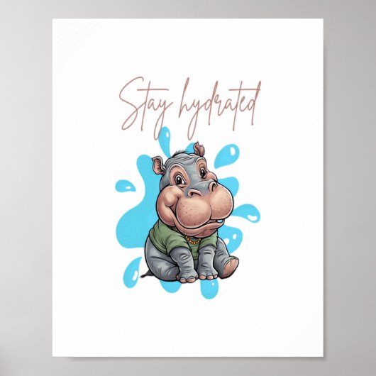 Poster MOO-DENG Designs - Pièces de mode uniques à Elevat (Devant)