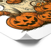 Poster Moo... Je Veux Dire Boo Tôle Vache Fantôme Hallowe (Coin)