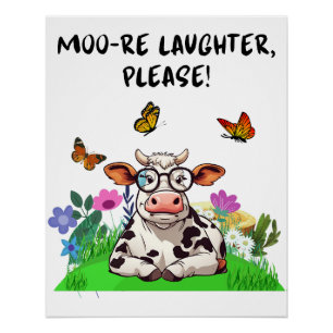 Poster Moo-re Rires, S'Il Vous Plaît !