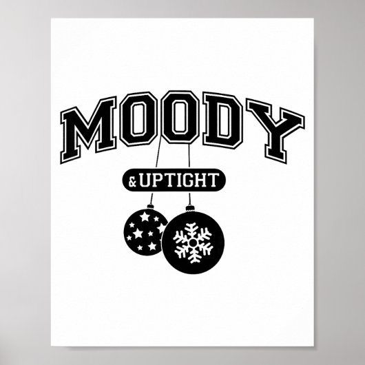 Poster Moody And Uptight Merry And Xmas Bright Matching C (Devant)