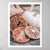 Poster Moody automne citrouille encore vie chaude ferme a (Devant)