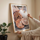 Poster Moody automne citrouille encore vie chaude ferme a