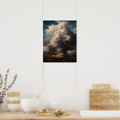 Poster Moody Clouds Art (Cuisine)