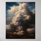 Poster Moody Clouds Art (Devant)