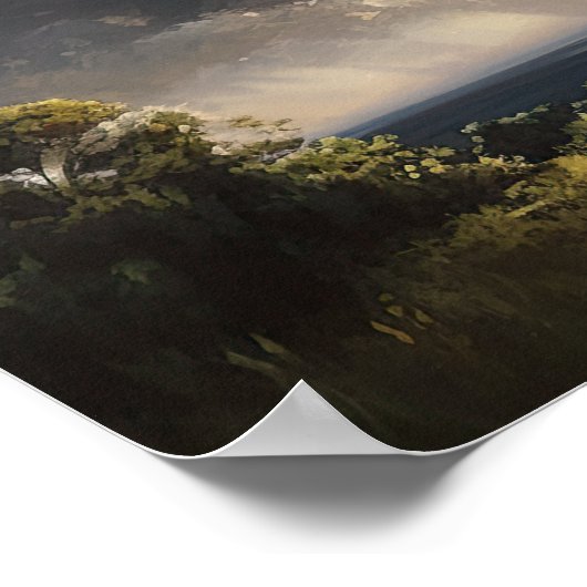 Poster Moody Clouds Art (Coin)