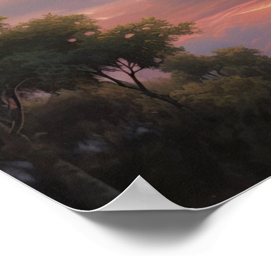 Poster Moody Clouds Art (Coin)