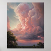 Poster Moody Clouds Art (Devant)