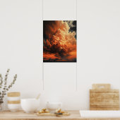 Poster Moody Clouds Art (Cuisine)