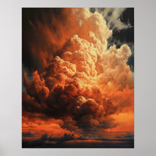 Poster Moody Clouds Art