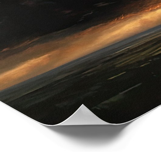 Poster Moody Clouds Art (Coin)