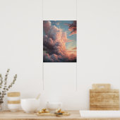Poster Moody Clouds Art (Cuisine)