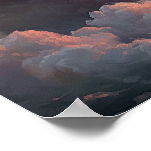 Poster Moody Clouds Art (Coin)