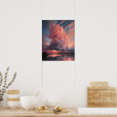 Poster Moody Clouds Art (Cuisine)