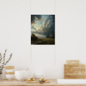 Poster Moody Clouds Art (Cuisine)
