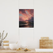 Poster Moody Clouds Art (Cuisine)