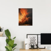 Poster Moody Clouds Art (Bureau à domicile)