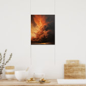 Poster Moody Clouds Art (Cuisine)