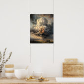 Poster Moody Clouds Art (Cuisine)