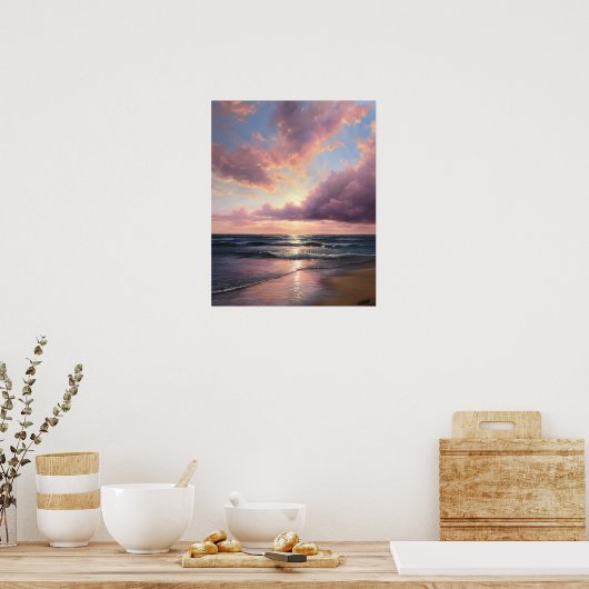 Poster Moody Clouds Art (Cuisine)