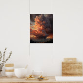 Poster Moody Clouds Art (Cuisine)