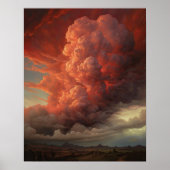 Poster Moody Clouds Art (Devant)