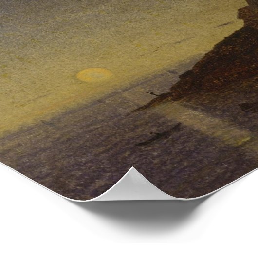 Poster Moody Moonlit Bay Art (Coin)