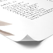 Poster Moody Purple Rose Mariage assis (Coin)