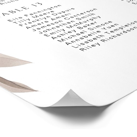 Poster Moody Purple Rose Mariage assis (Coin)