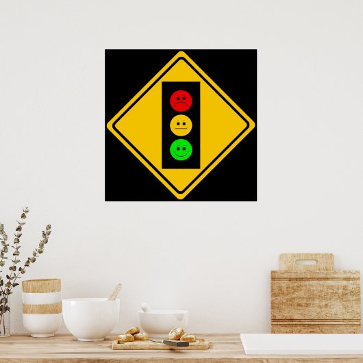 Poster Moody Stoplight (Cuisine)