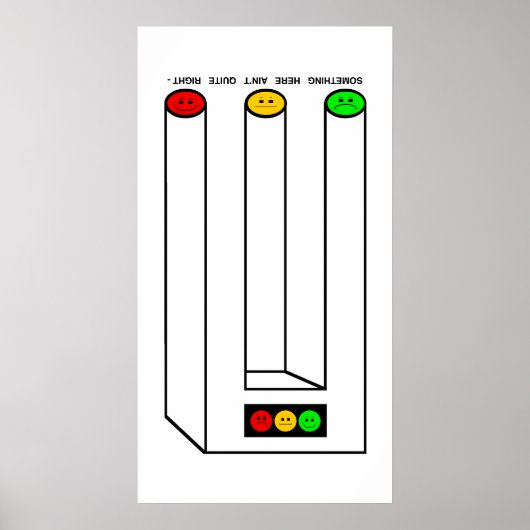 Poster Moody Stoplight Blivet avec légende (Devant)