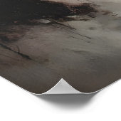 Poster Moody Winter Landscape Printable Snowy Forest Path (Coin)