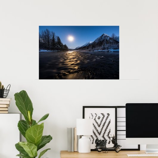 Poster Moon (Bureau à domicile)