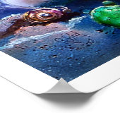 Poster Moon and Mermaid (Coin)