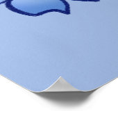 Poster Moon Goddess Chat Witch Blues (Coin)