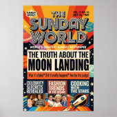 Poster Moon Landing, 1969, (Devant)