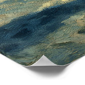Poster Moon Mailbox - Pastel Peinture Style Art (Coin)