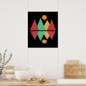 Poster Moon Over Four Peaks #2 (Cuisine)