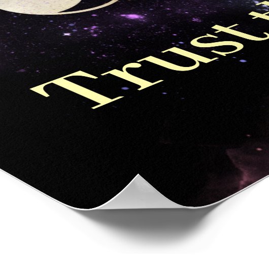 Poster Moon Phases Sacred Geometry Wall Art (Coin)