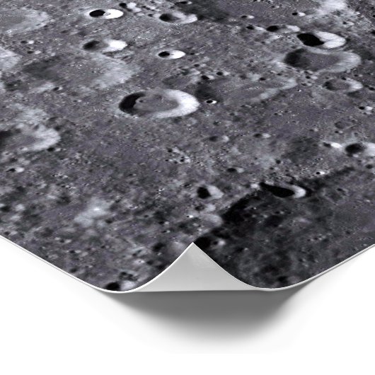 Poster Moon surface (Coin)