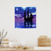 Poster Moon Voyager (Cuisine)