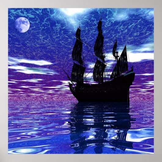 Poster Moon Voyager (Devant)