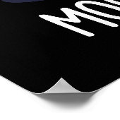 Poster Moon Walking Funny Dance Pun Dark BG (Coin)