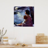 Poster "Moonbeams" de Jessie Willcox Smith (Cuisine)