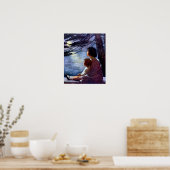 Poster "Moonbeams" de Jessie Willcox Smith - Imprimer (Cuisine)