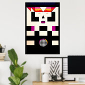 Poster Moonies - Ken Gage Art (Bureau à domicile)