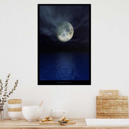 Poster Moonlight Ocean - Edition spéciale (Cuisine)