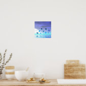 Poster Moonlight Wonder, Voyage Abstrait vers l'inconnu (Cuisine)