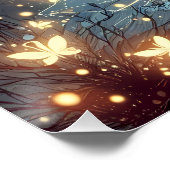 Poster Moonlit Butterfly Enchantress Fantasy (Coin)