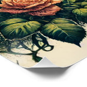 Poster "Moonlit Castle Dreamscape" Imaginaire enchanté (Coin)