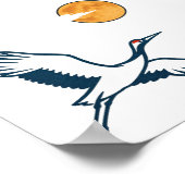 Poster Moonlit Crane (Coin)